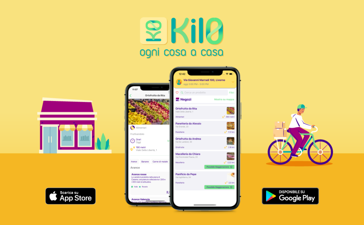 Kil0, un’app per il delivery locale