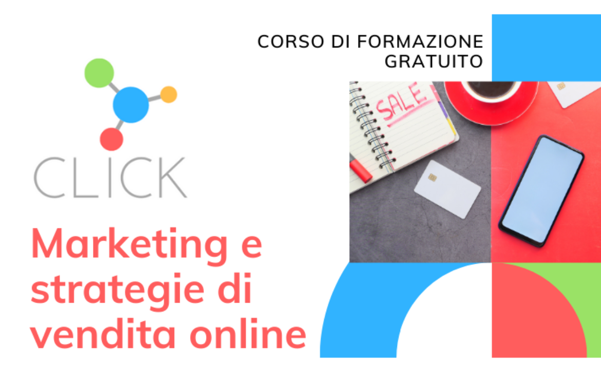 CLICK, corso di formazione gratuito in marketing e strategie di vendita online