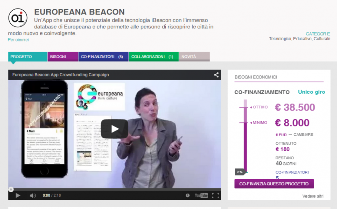 Europeana Beacon, sostieni la campagna