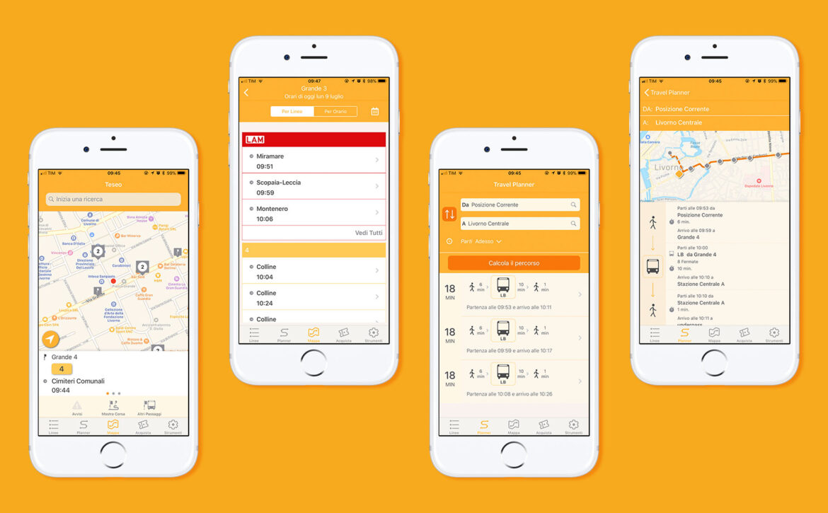 Teseo, the App from CTT Nord, CAP and COPIT for Tuscany’s infomobility