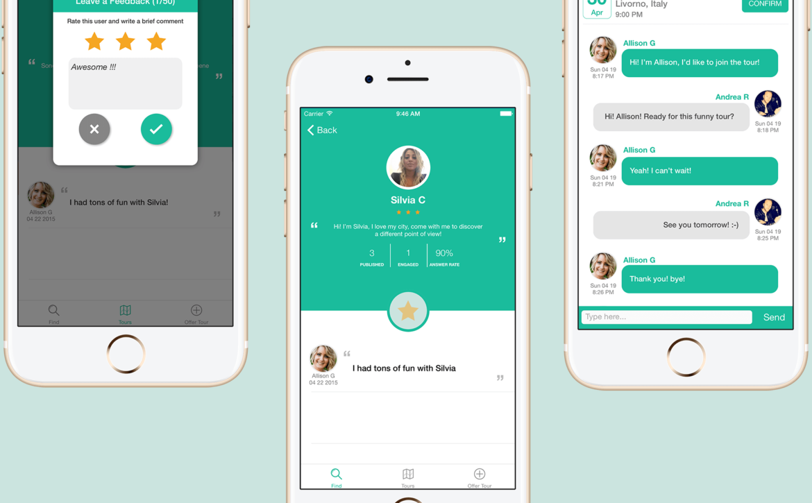 Tourist Angel, the first free app for social tourism.