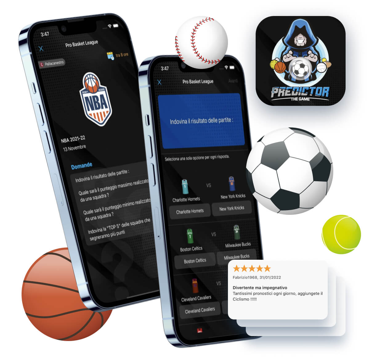 Sviluppo App iOS Predictor The Game Oimmei