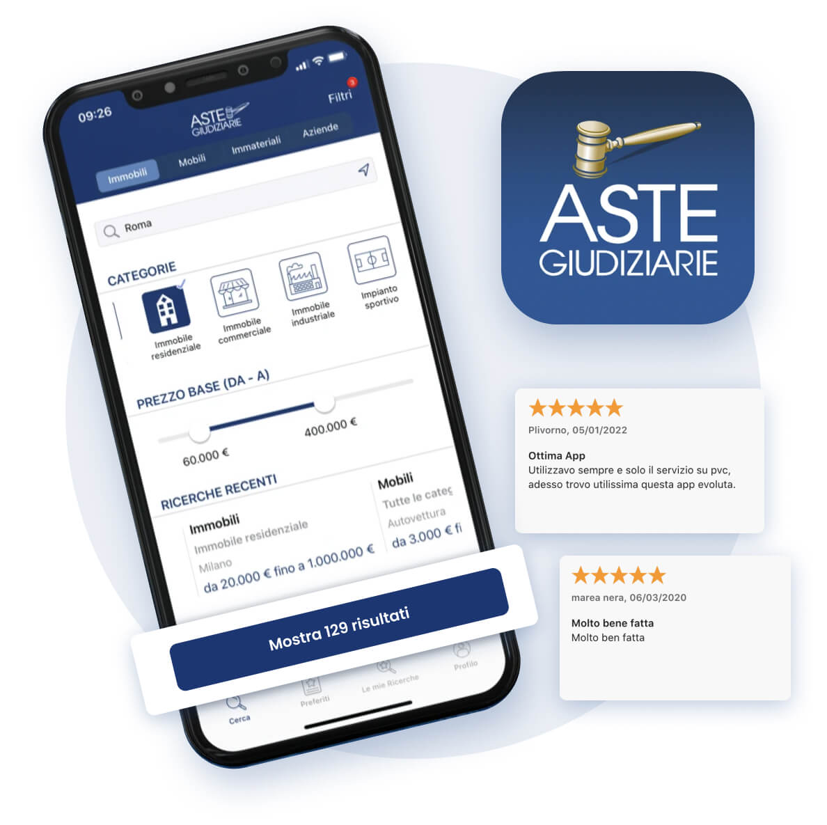 Sviluppo app Huawei Aste Giudiziarie Oimmei