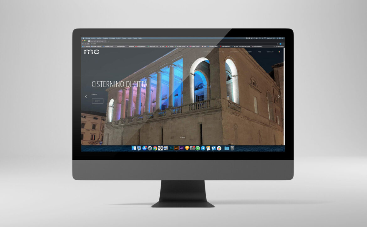 Light Designer, Matteo Casini, il sito web
