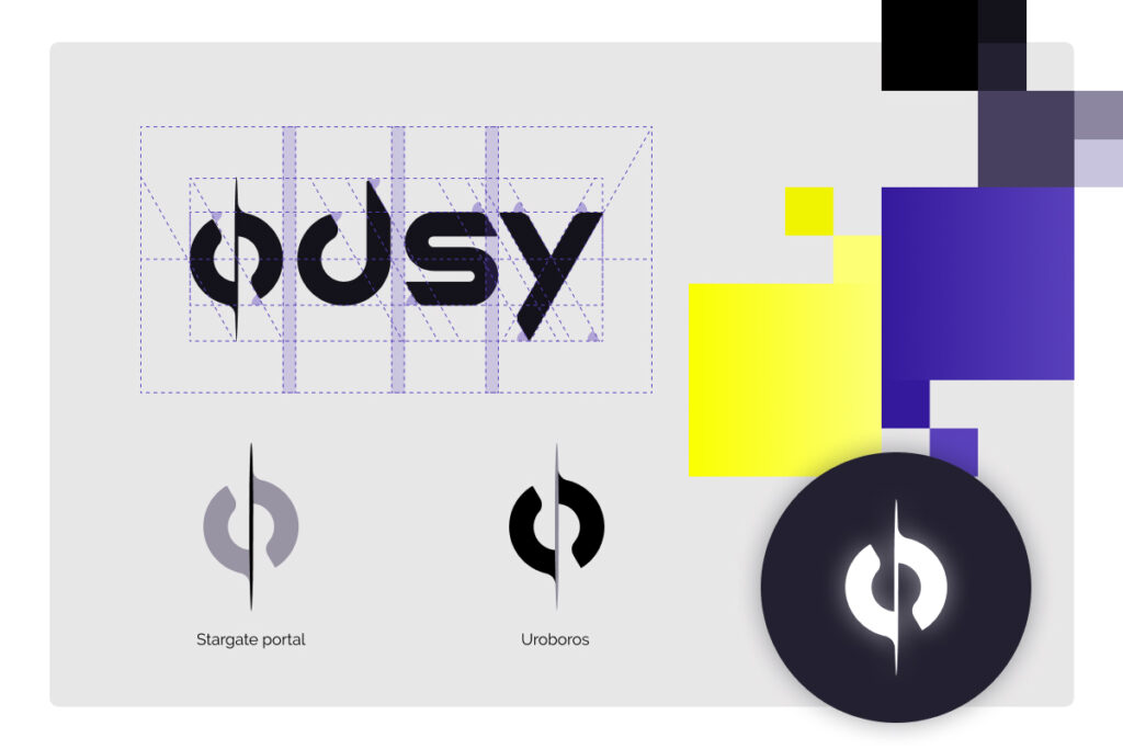 Odsy - brand identity-blockchain