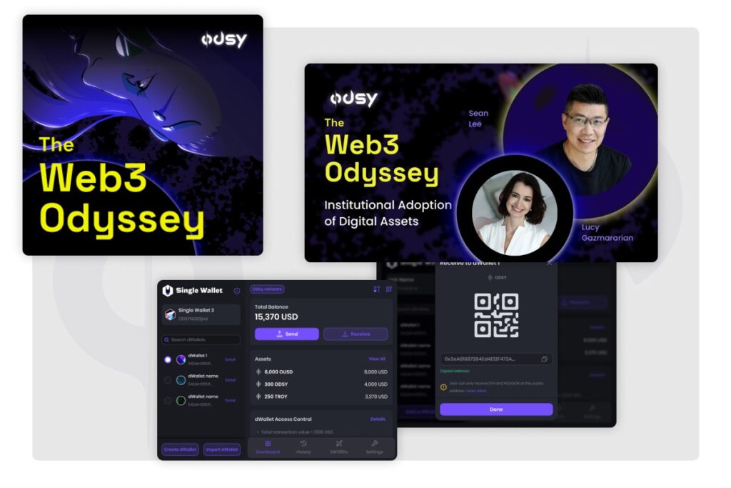 Odsy - brand identity-blockchain