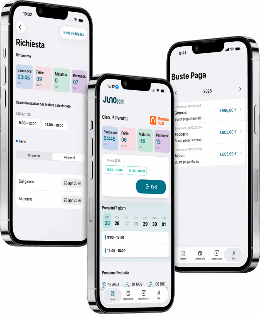 JUNO HR, Software Gestione Presenze